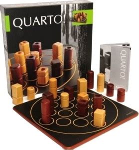 Quarto! A Strategic Battle of Abstract Shapes and Cunning Deduction!